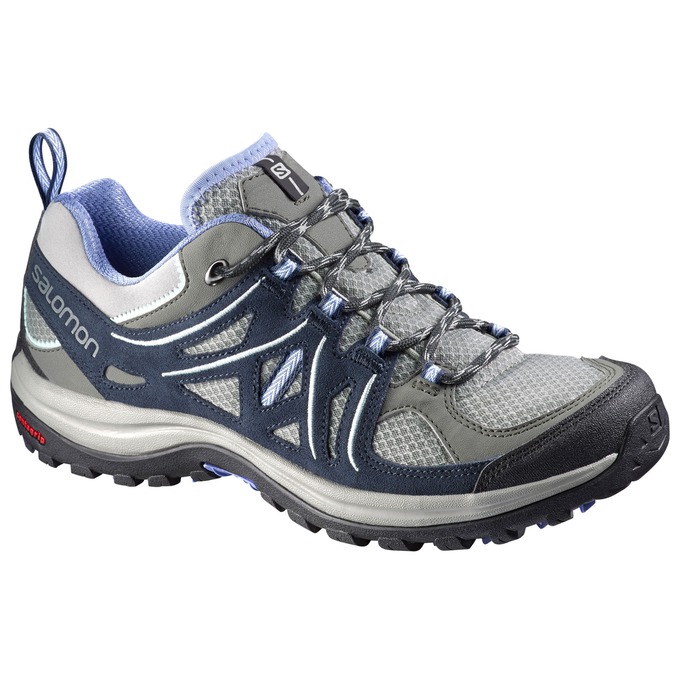 Salomon Singapore Womens Hiking Shoes - ELLIPSE 2 AERO W Navy/Silver | 30914-PTUC